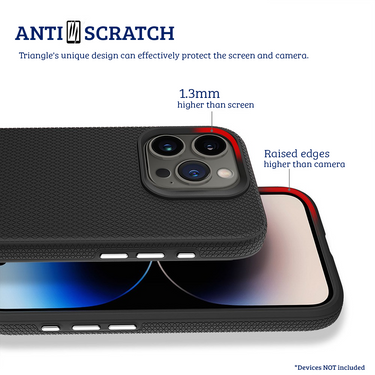 iPhone 16 Rugged Shockproof Case Cover: MagSafe Compatible, High-Quality, Fingerprint-Resistant, Hard Protection - Black